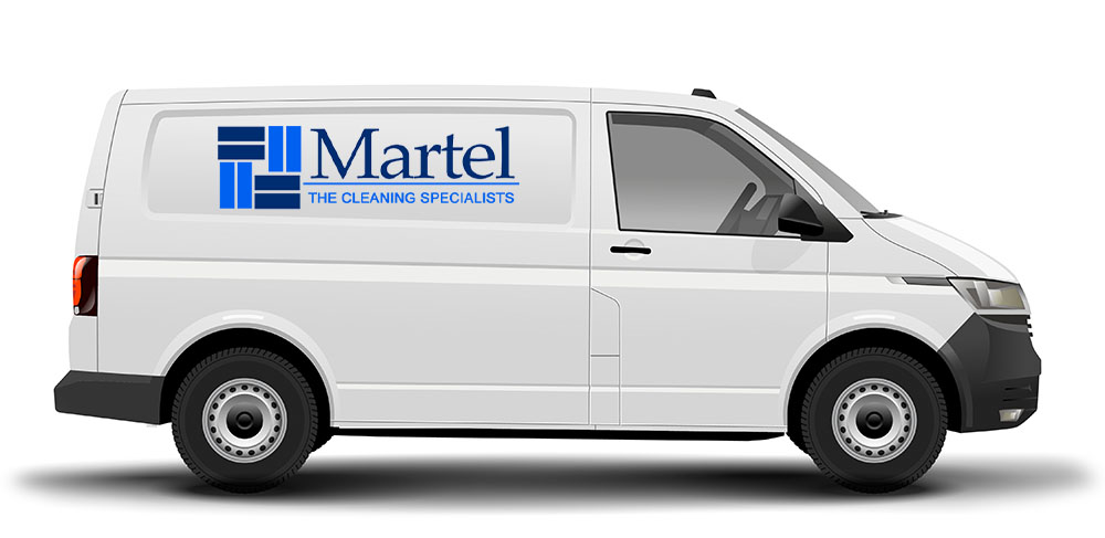 martel cleaning company vehicle
